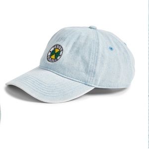 Cross Colours Circle Logo Dad Hat Vintage Indigo NWOT